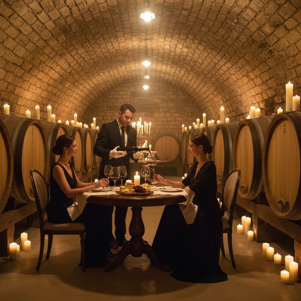 Dégustation vin cave Bordeaux