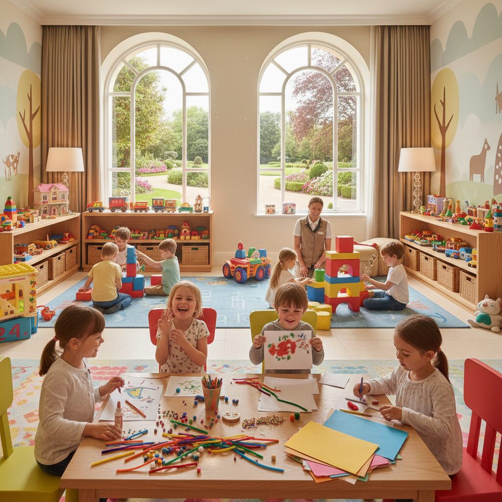 Kids club d hôtel avec activités enfants