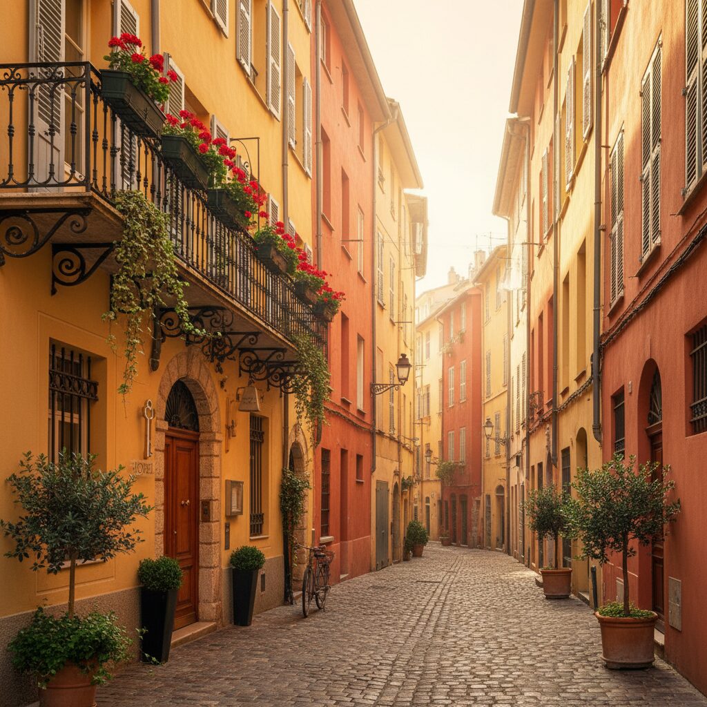 Ruelle colorée du Vieux Nice