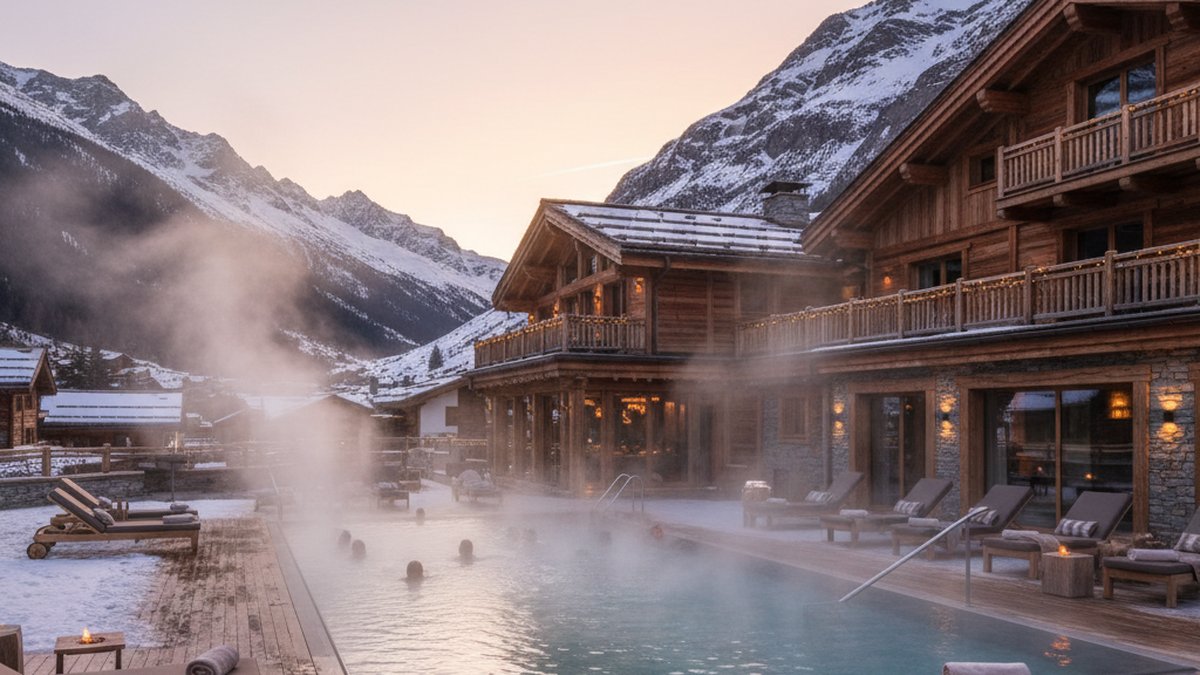 Spa hotel Alpes piscine montagne