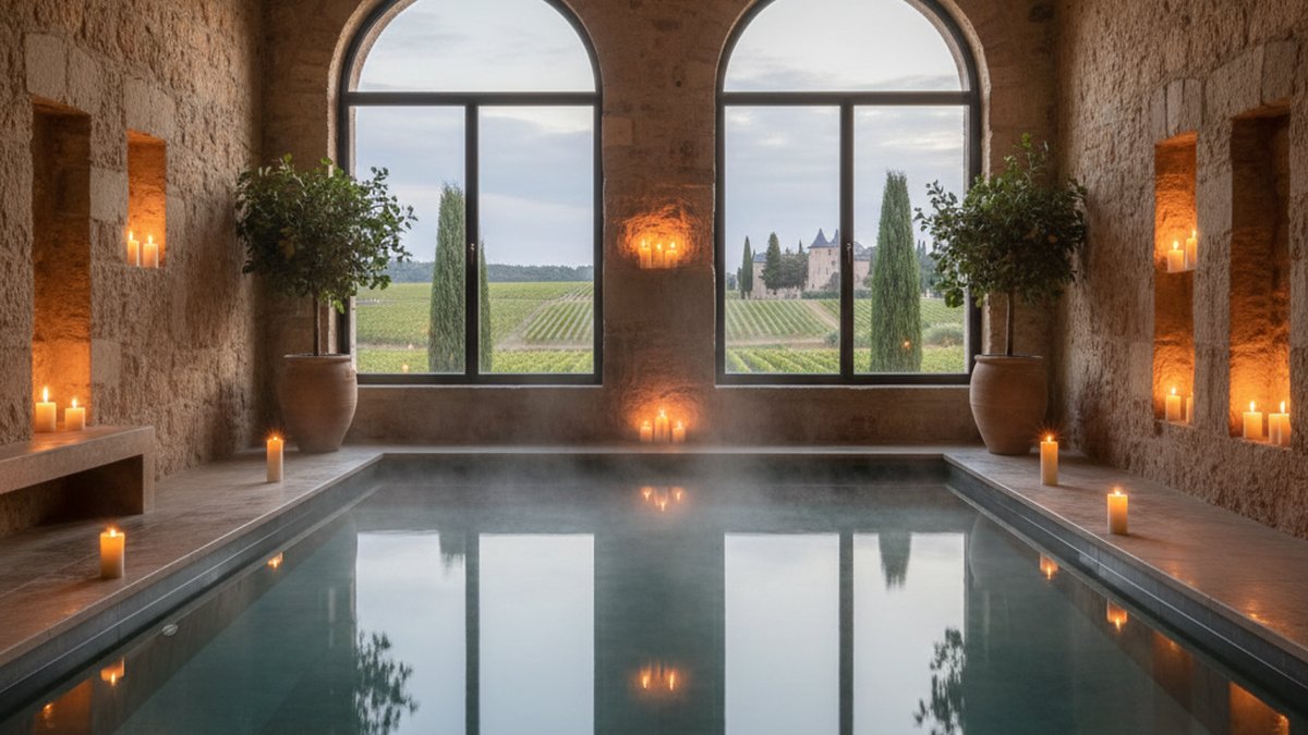 Piscine spa hotel luxe France