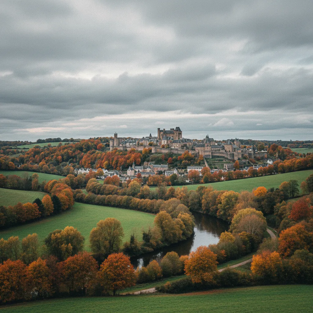 Les environs du château offrent des panoramas bretons exceptionnels vers Fougères et la vallée du Couesnon