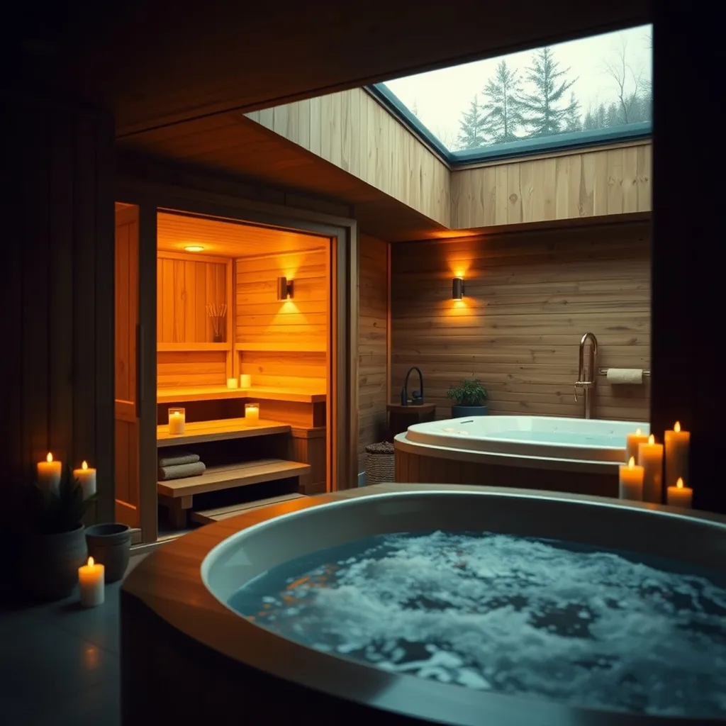 L'espace wellness du Majestic comprend sauna, hammam et jacuzzi