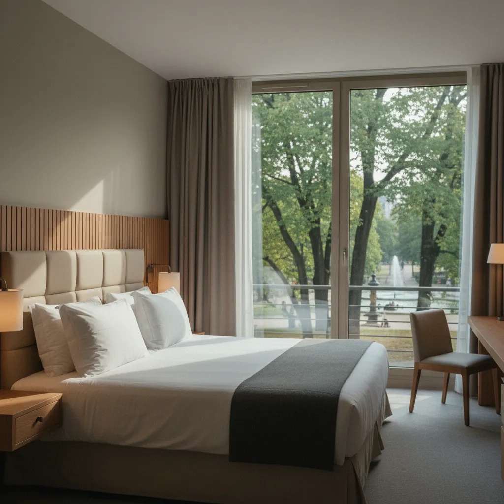 Chambre Supérieure avec vue sur le parc du château de Maffliers