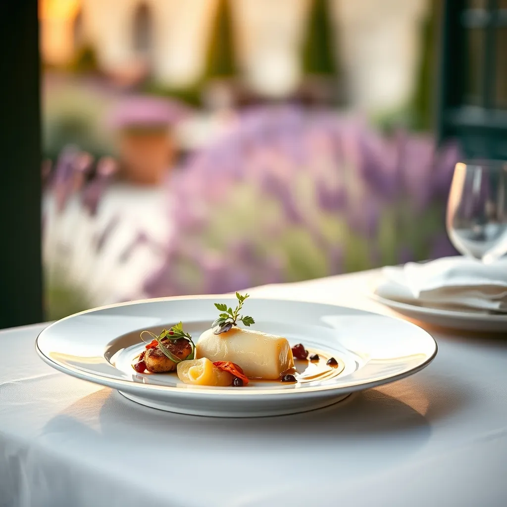 Le menu surprise du restaurant met en valeur les produits du terroir provençal