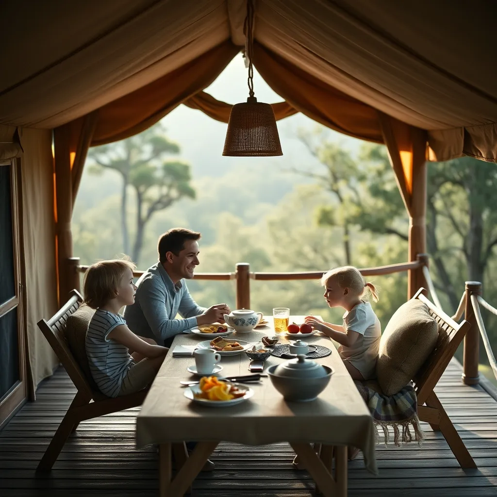 Lodge safari familial dans un domaine boisé du Haut-Var