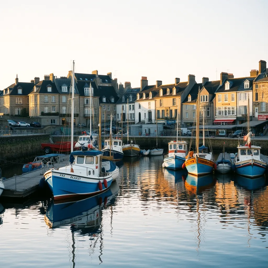 Le port de Roscoff, à deux pas de l'Ibis Bord de Mer, offre un cadre authentique