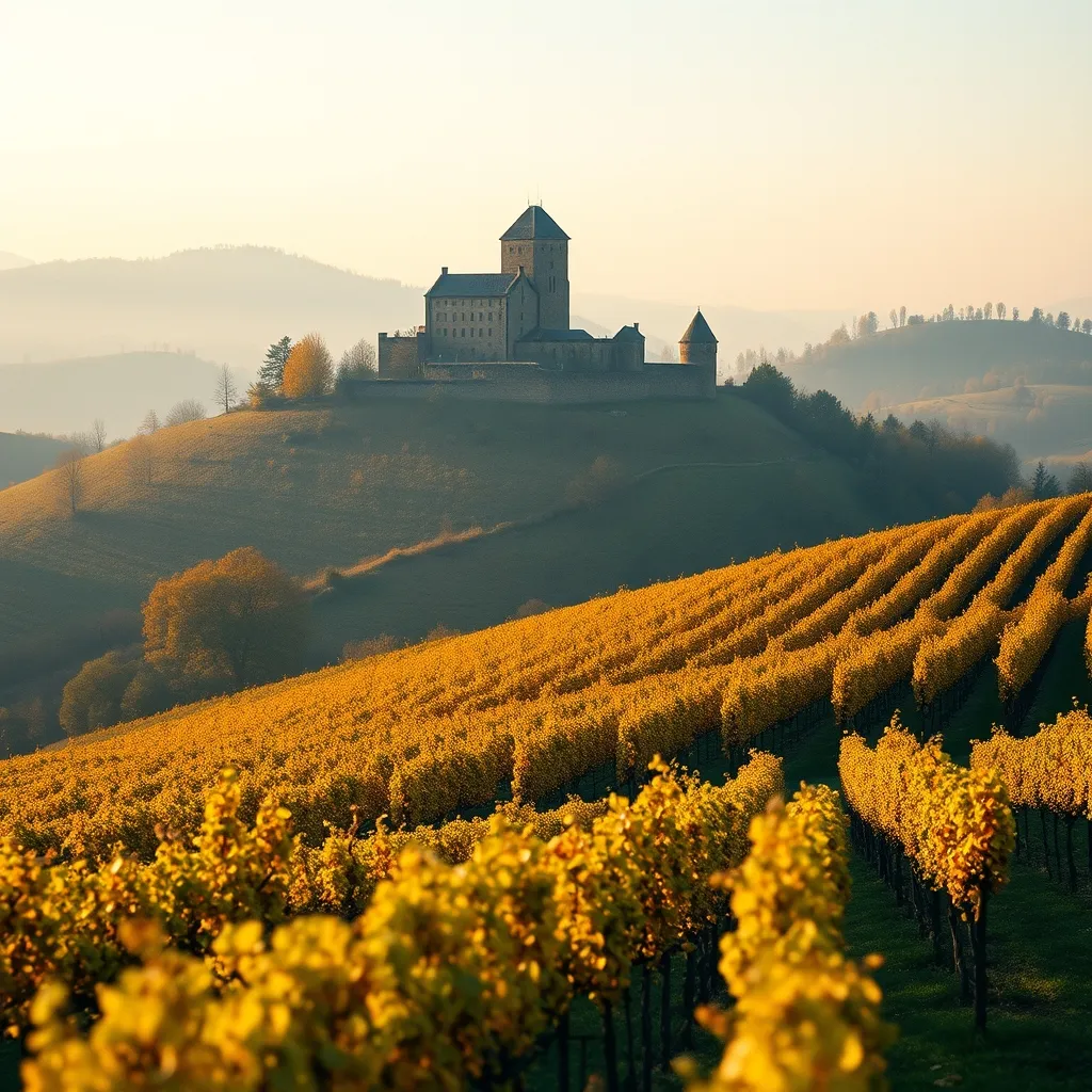 Le vignoble alsacien en automne, cadre idéal pour une escapade romantique