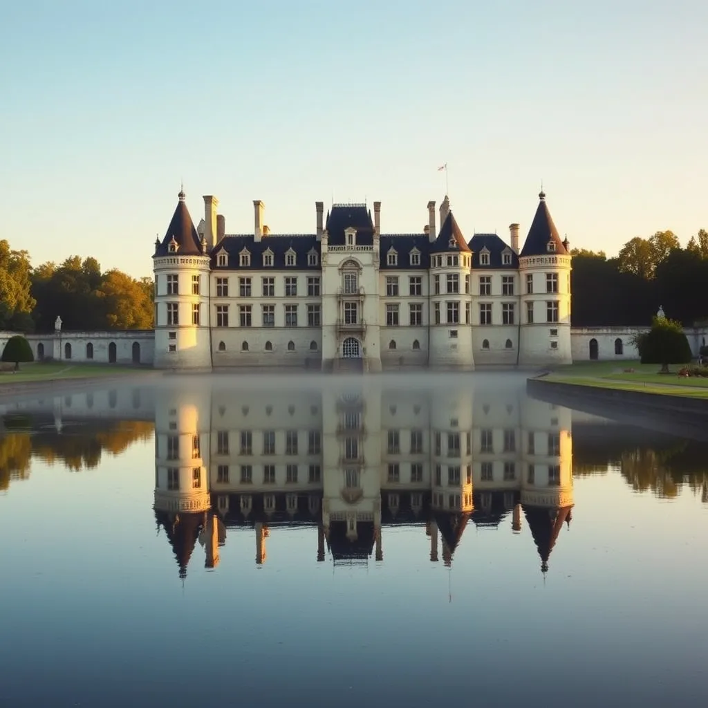 Le château de Chenonceau enjambant le Cher, accessible en 35 minutes depuis Tours