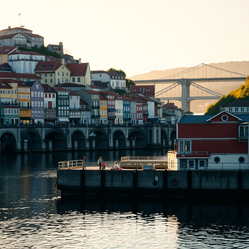 Le quartier de la Ribeira et le pont Dom Luís I, accessibles à pied depuis l'hôtel