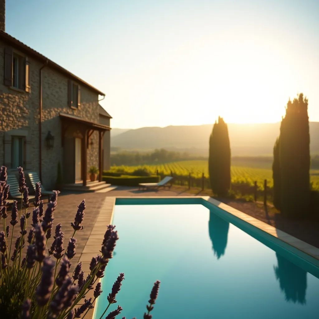 Manoir hôtelier avec piscine au cœur du vignoble du Périgord Pourpre