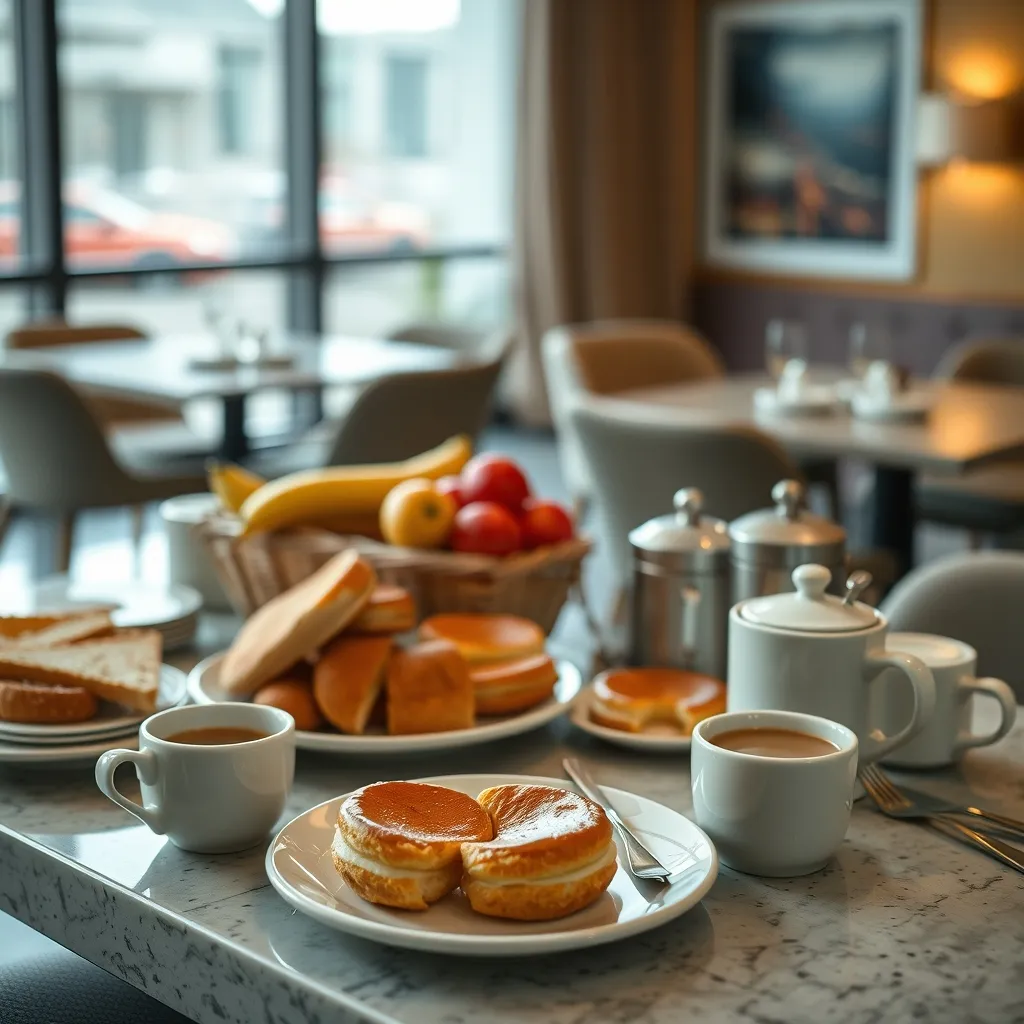 Le petit-déjeuner buffet propose des spécialités locales portugaises