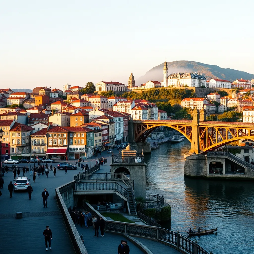 Le pont Dom Luís I et les quais du Douro, à dix minutes à pied de l'hôtel