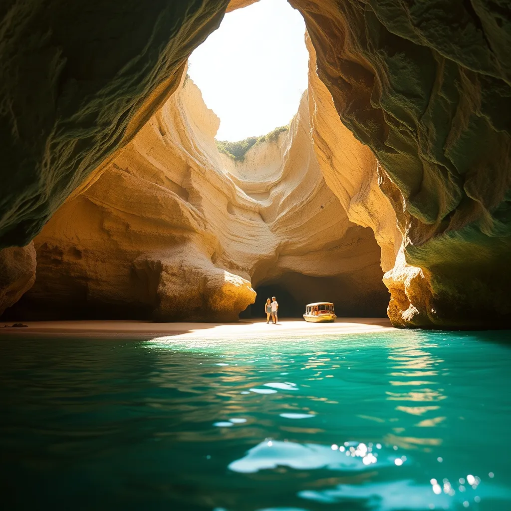 Les grottes de Benagil se trouvent à quelques minutes du resort en bateau