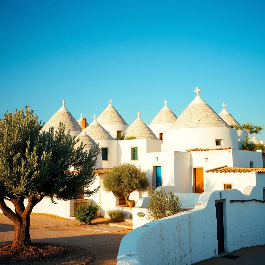 Les trulli d'Alberobello dans les Pouilles, destination montante du catalogue Leclerc