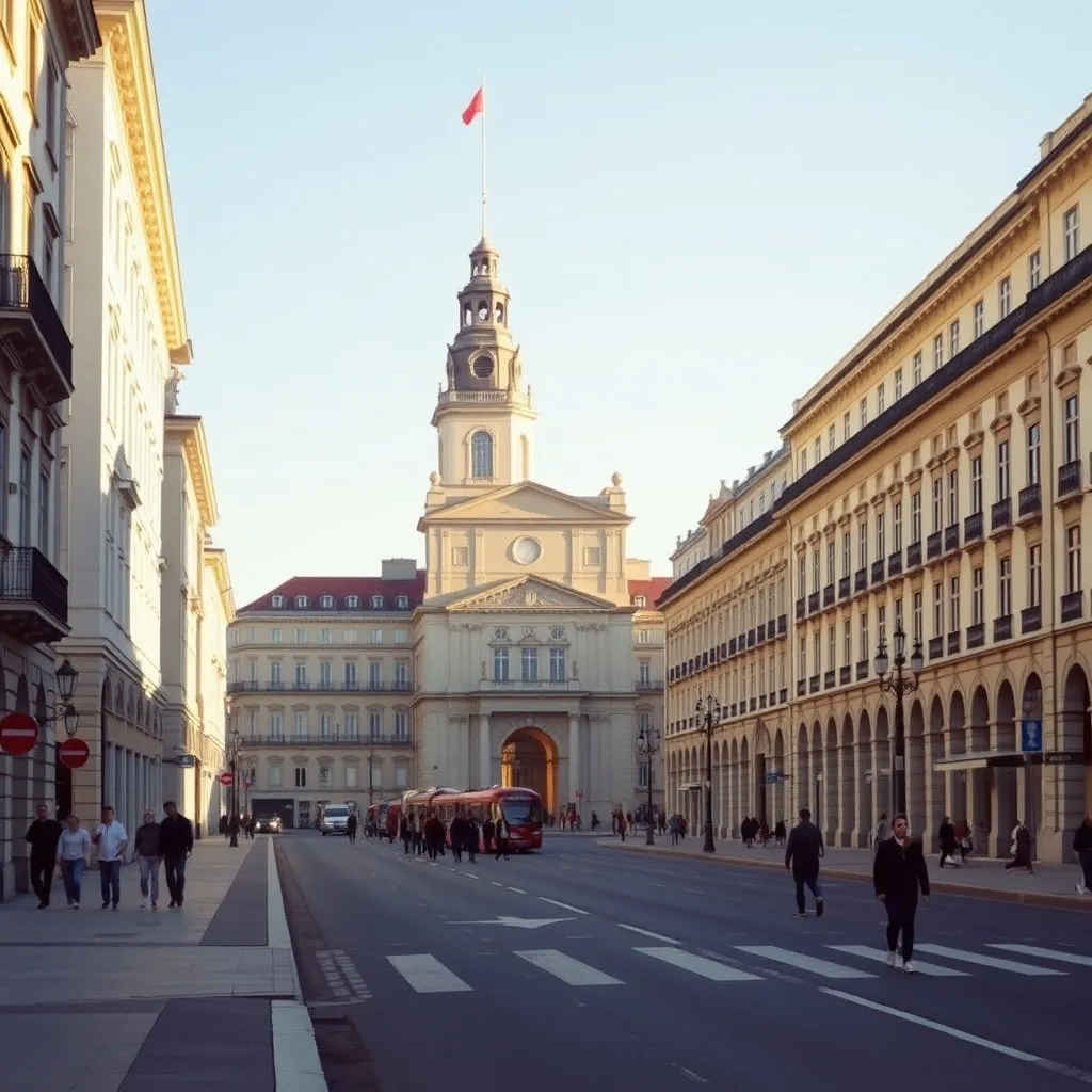 L'avenue des Aliados, à quelques pas du Mercure Porto Centro Aliados