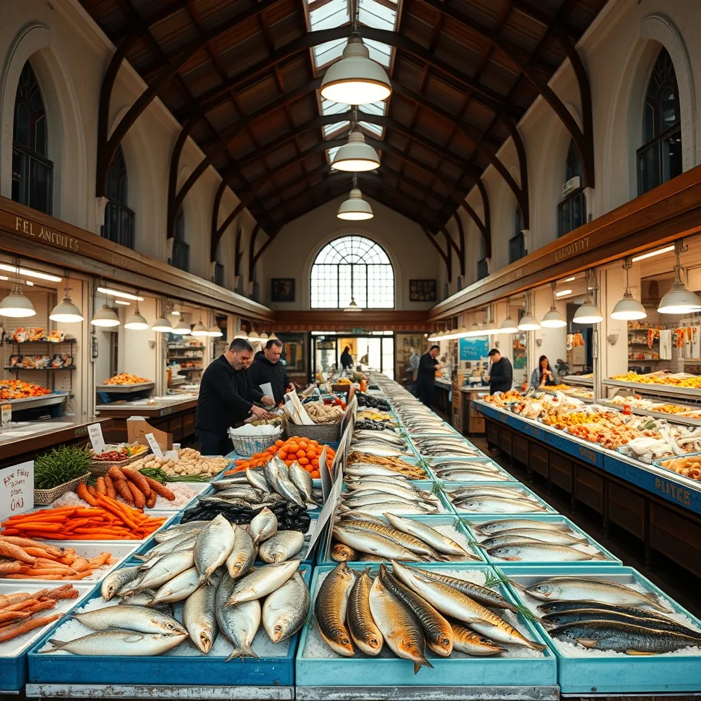 Le marché couvert d'Olhão, à quelques pas de l'hôtel