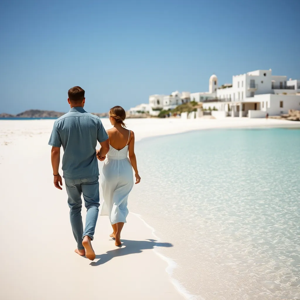 Plage de sable fin dans les Pouilles, destination montante du tout compris en Italie