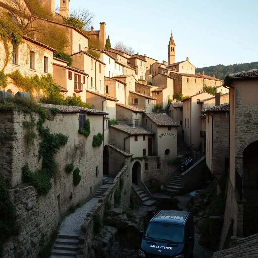 Sainte-Enimie, village médiéval accroché aux flancs des gorges du Tarn