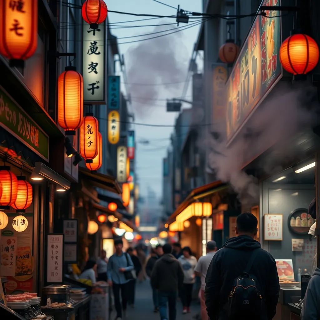 La street food japonaise permet de savourer des plats authentiques pour moins de 10 euros