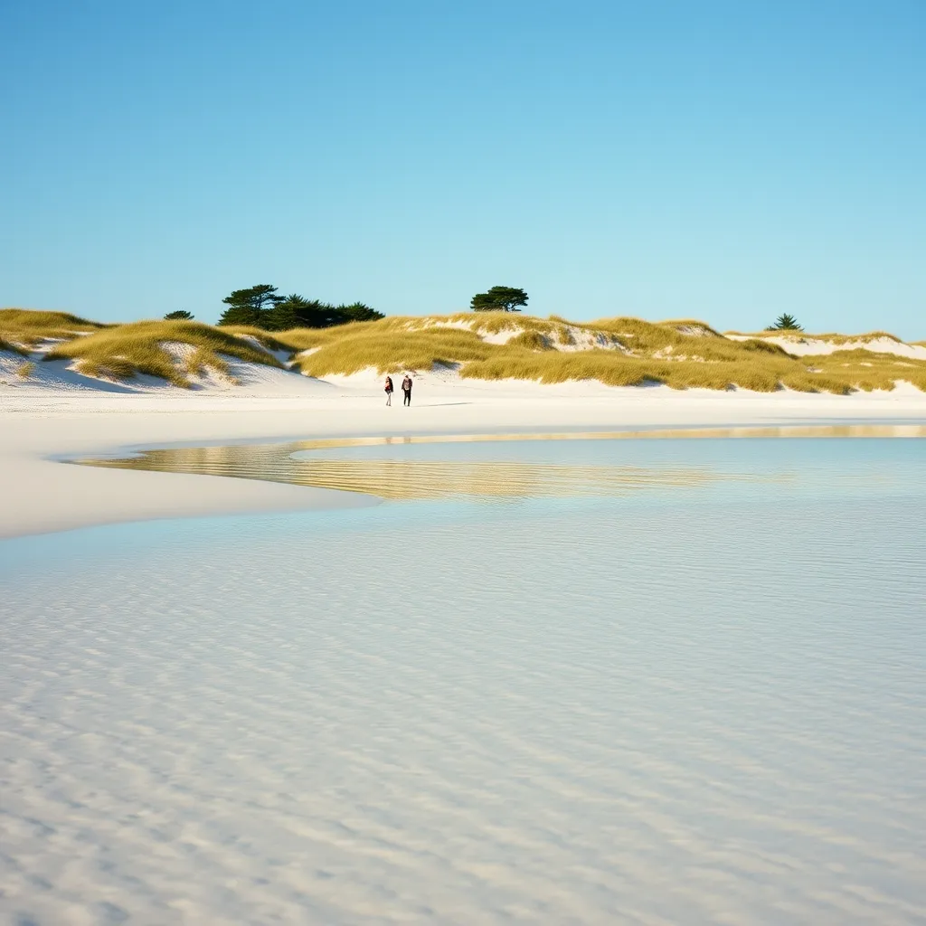La plage de Sarzeau, l'une des plus belles étendues de sable proche de Vannes