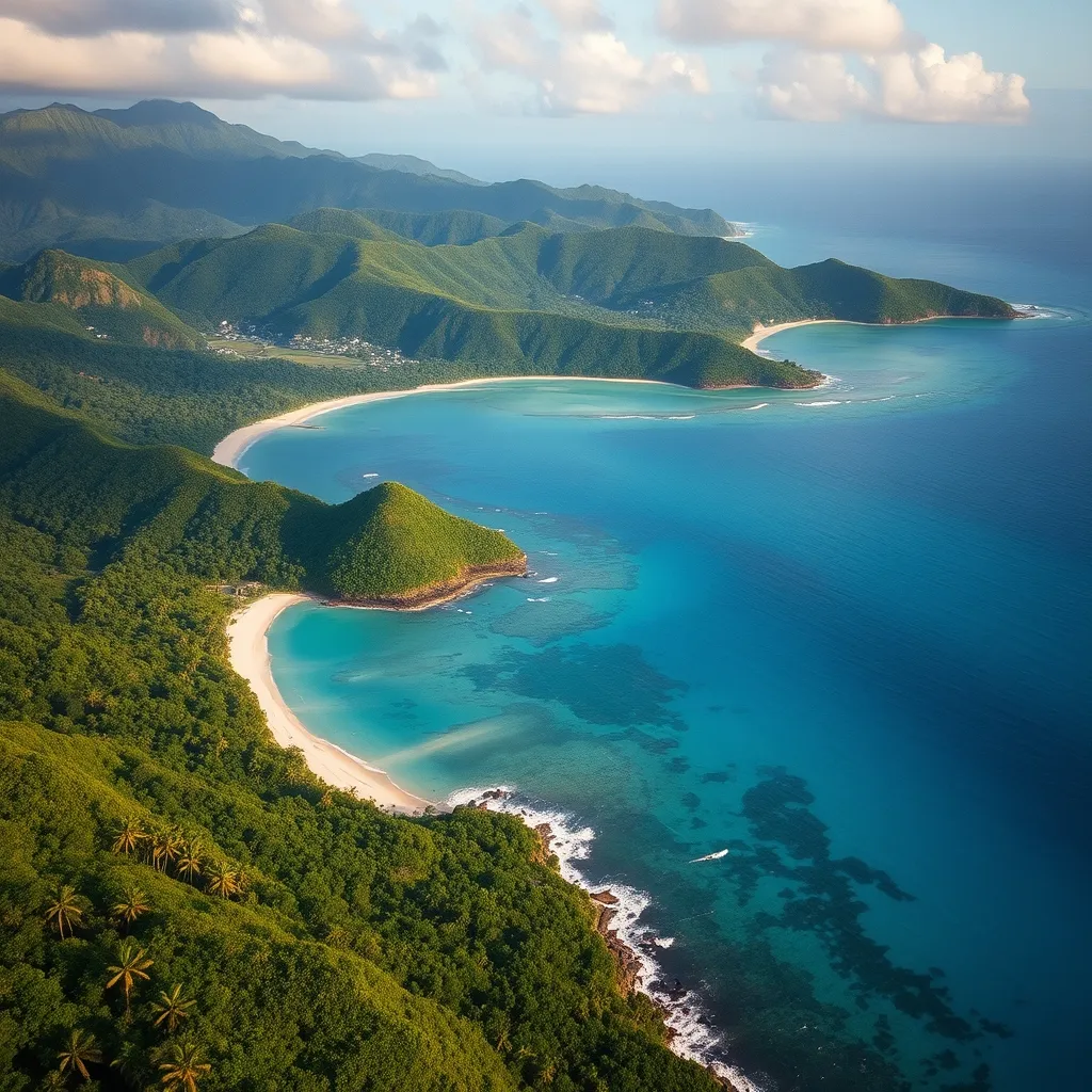 Carte touristique de la Martinique : guide complet par zone