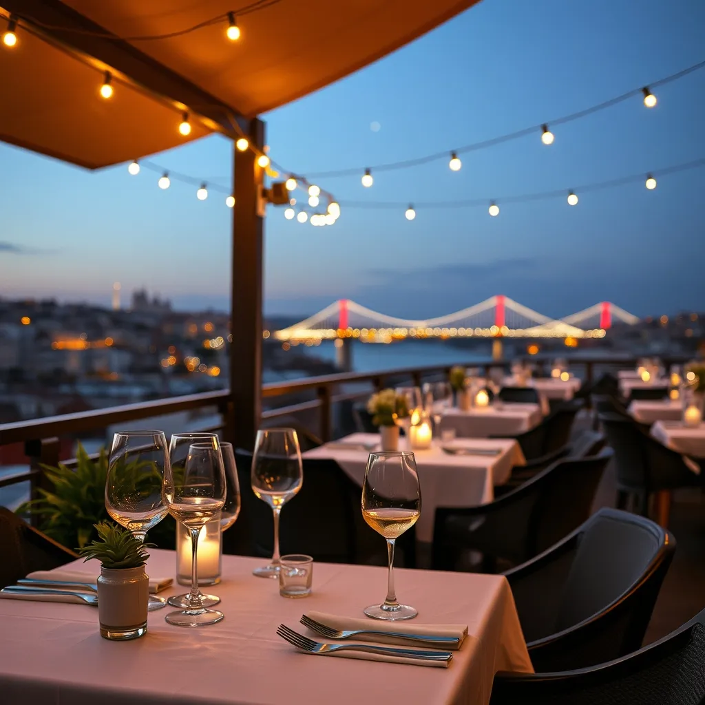 Le restaurant Panorama au dernier étage offre une vue spectaculaire sur le Tage et le pont du 25 Avril