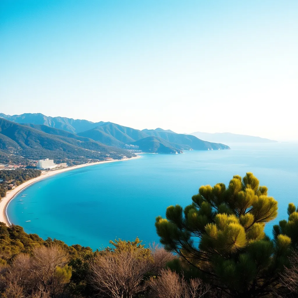 Le littoral de Kemer où les montagnes du Taurus plongent dans la Méditerranée