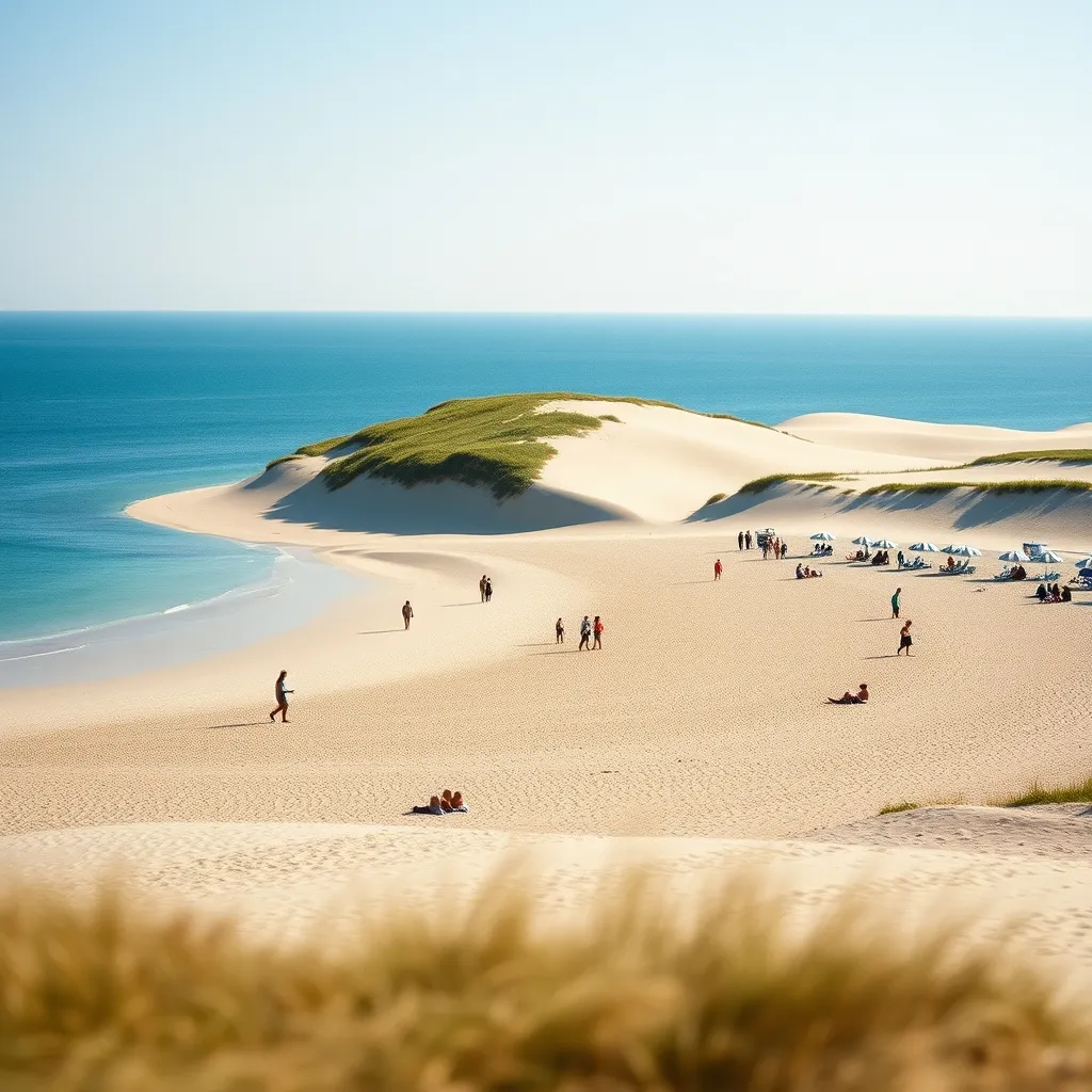 La Grande Plage de Sion, l'une des plus fréquentées de Saint-Hilaire-de-Riez en été